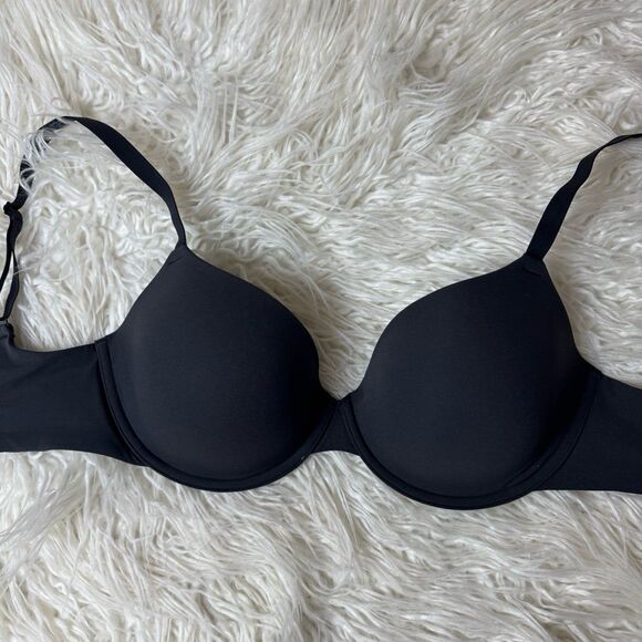 Skims Fits Everybody T-shirt Bra Onyx Size 32DDD - Picture 4 of 9